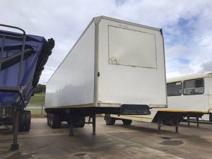 1995 BUSAF BOX TRAILER - ISOLATED BODY