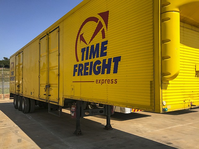 2014 RAPID BODIES TRI-AXLE BOX BODY 15.5M TRAILER