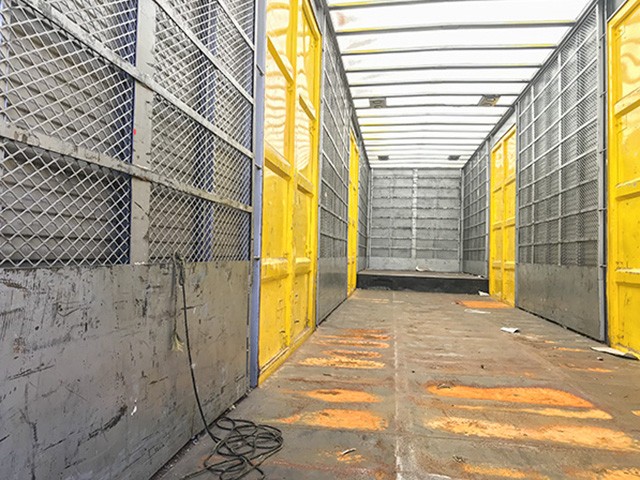 2014 RAPID BODIES TRI-AXLE BOX BODY 15.5M TRAILER