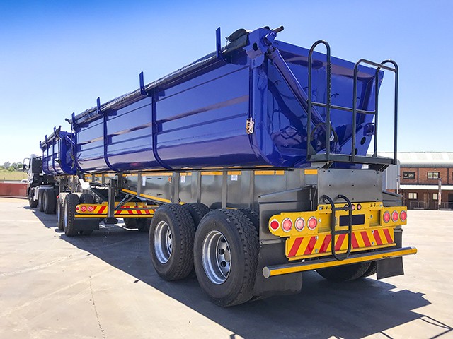 2012 Top Trailers Sidetipper Interlink 40m³ Trailer for sale