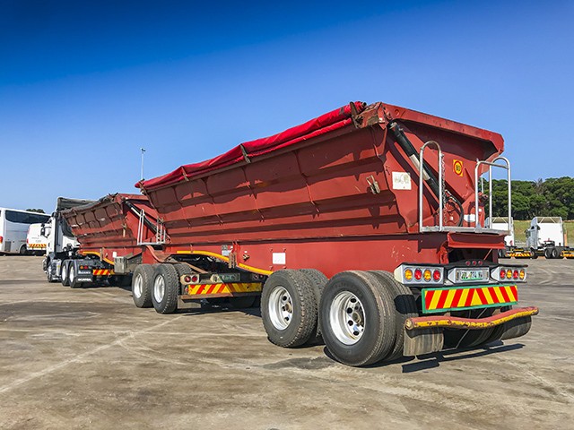 2014 SA Truck Bodies Sidetipper Interlink 40m³ Trailer for sale