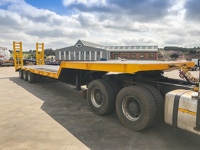 2008 Top Trailer Low-bed Tri-axle Trailer