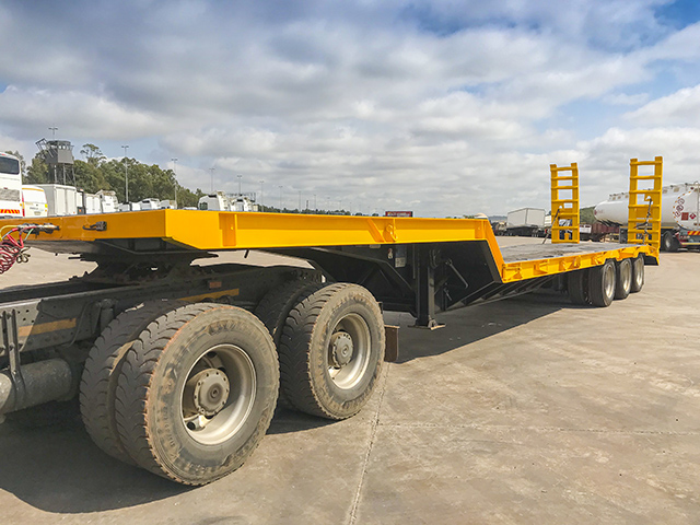2008 Top Trailer Low-bed Tri-axle Trailer