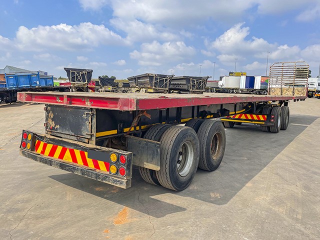 2003 SA Truck Bodies Flatdeck Superlink Trailer