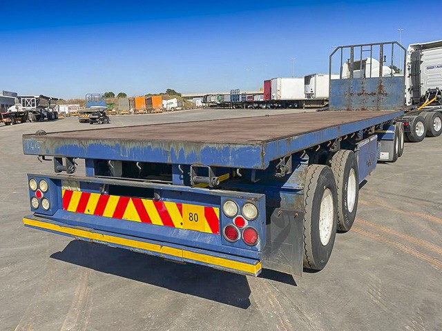 2013 CTS Trailers Flatdeck Drawbar 4-Axle Trailer