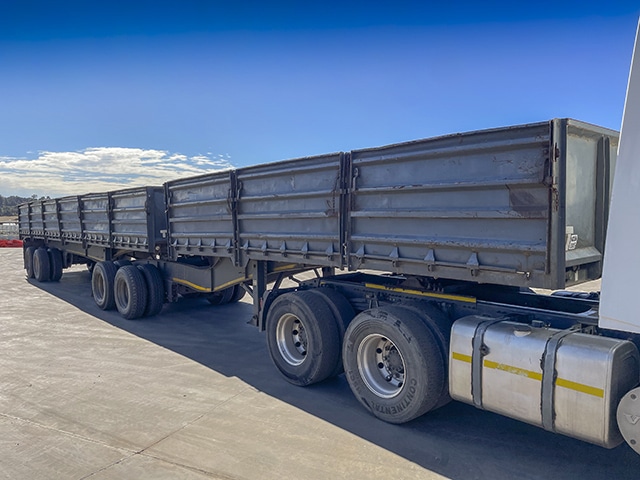 2010 SA Truck Bodies Dropside Superlink Trailer