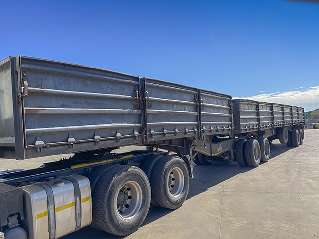 2010 SA Truck Bodies Dropside Superlink Trailer