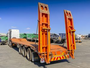2019 Afrit Lowbed Stepdeck Tri-axle Trailer for sale