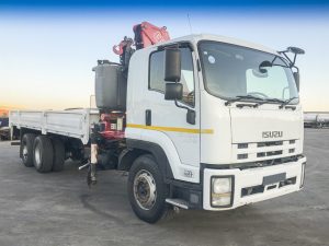 Used 2011 Isuzu FVZ 1400 Crane Truck for sale
