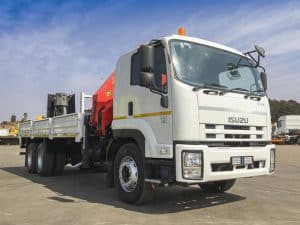 Used 2021 Isuzu FVZ 1400 Crane Truck for sale