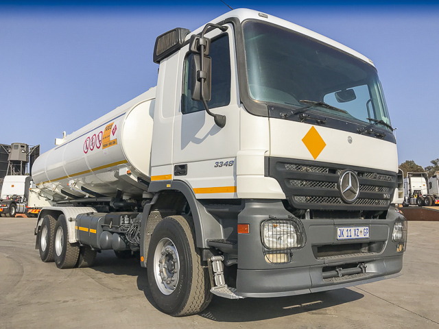 Used 2008 Mercedes-Benz Actros 3348 Rigid Fuel Tanker for sale