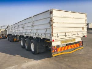 2008 SA Truck Bodies Dropside Tri-axle Trailer for sale