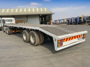 Used 1996 La-Mon Slope Flatdeck Trailer for Sale