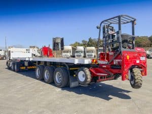 2008 Kearneys Lowbed Triaxle Trailer & Moffet
