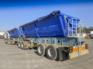 Used 2011 Afrit Sidetipper Link Trailer For Sale