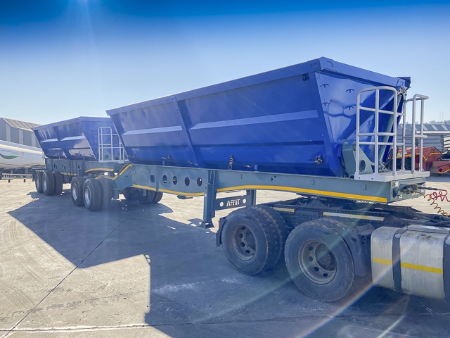 2011 Afrit Sidetipper Link Trailer