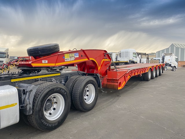 2022 PR Lowbed Abnormal 45T – Quad Axle Trailer