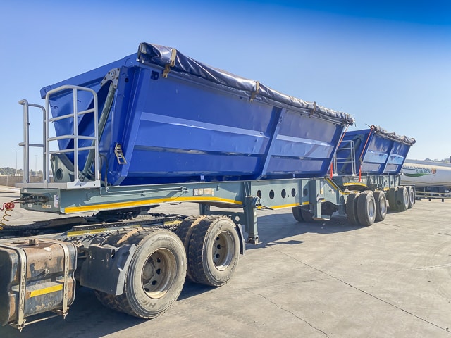 2011 Afrit Sidetipper Link Trailer