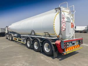Used 2008 GRW Fuel Tanker 50 000L - Pump & Meter - Tri Axle Trailer For Sale