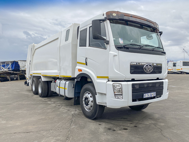 Used 2021 FAW 28.290FL - Waste Compactor 6x4 Truck For Sale