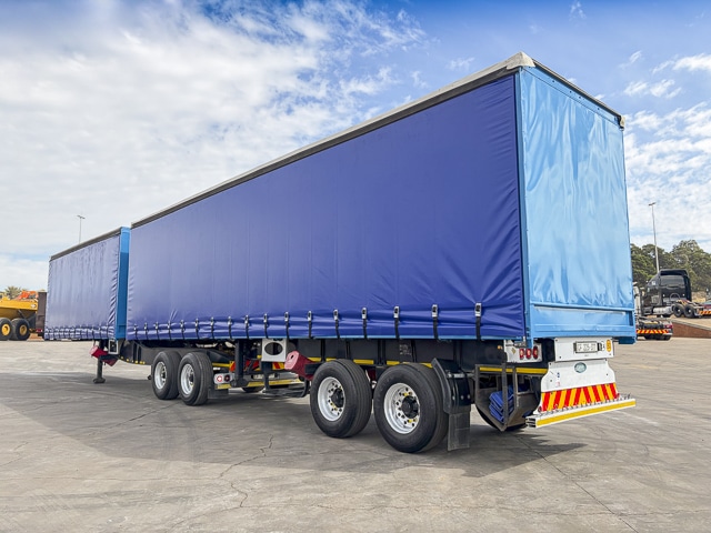 Ex Unitrans - 2015 GRW Tautliner - Link Trailer  with new tarps, and air suspension and BPW axles, for sale